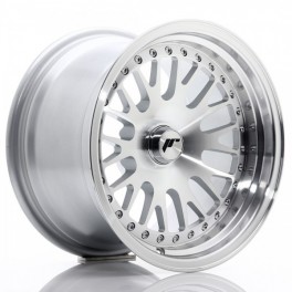 JR Wheels JR10 15x9 ET0-20 Blank Machined Silver