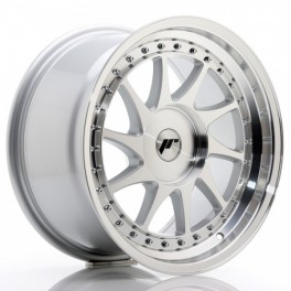 JR Wheels JR26 17x9 ET20-35 BLANK Silver Machined Face