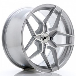 JR Wheels JR34 18x9 ET20-42 5H BLANK Silver Machined Face