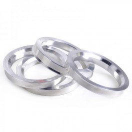 Aluminum Set of 4 x Hub Rings 60,1-54,1