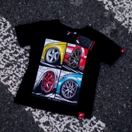 JR Junior T-Shirt MIX Black Size 134/140
